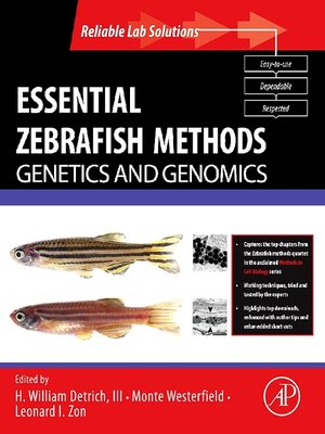 cover image of Essential Zebrafish Methods
